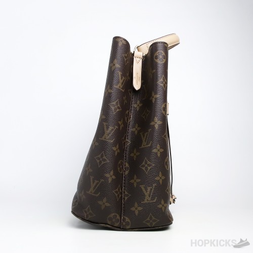LV Monogram Canvas Rose Ballerine Shoulder Bag
